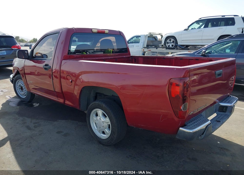 2005 CHEVROLET COLORADO LS VIN: 1GCCS146X58267893