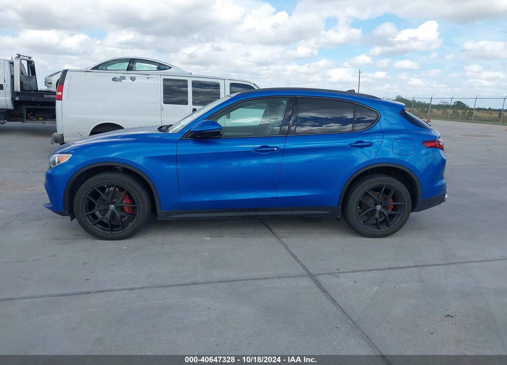 2019 ALFA ROMEO STELVIO TI SPORT AWD VIN: ZASPAKBN9K7C45039