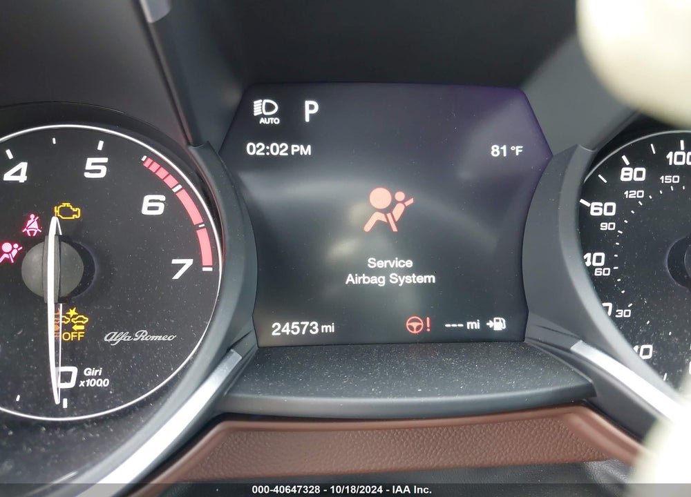 2019 ALFA ROMEO STELVIO TI SPORT AWD VIN: ZASPAKBN9K7C45039
