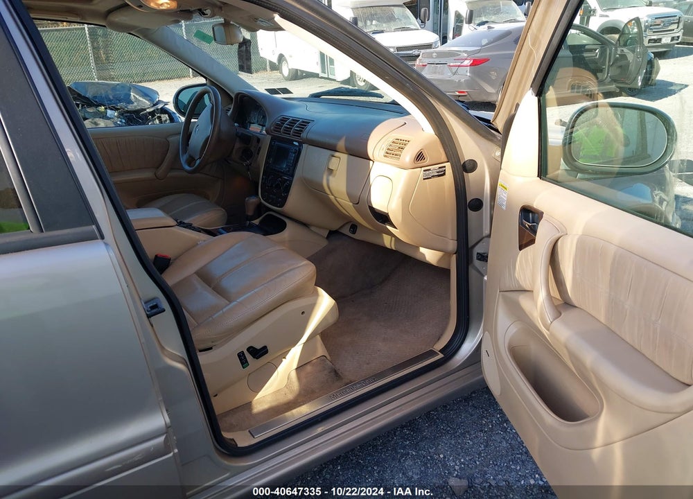2001 MERCEDES-BENZ ML 320 VIN: 4JGAB54E51A257227
