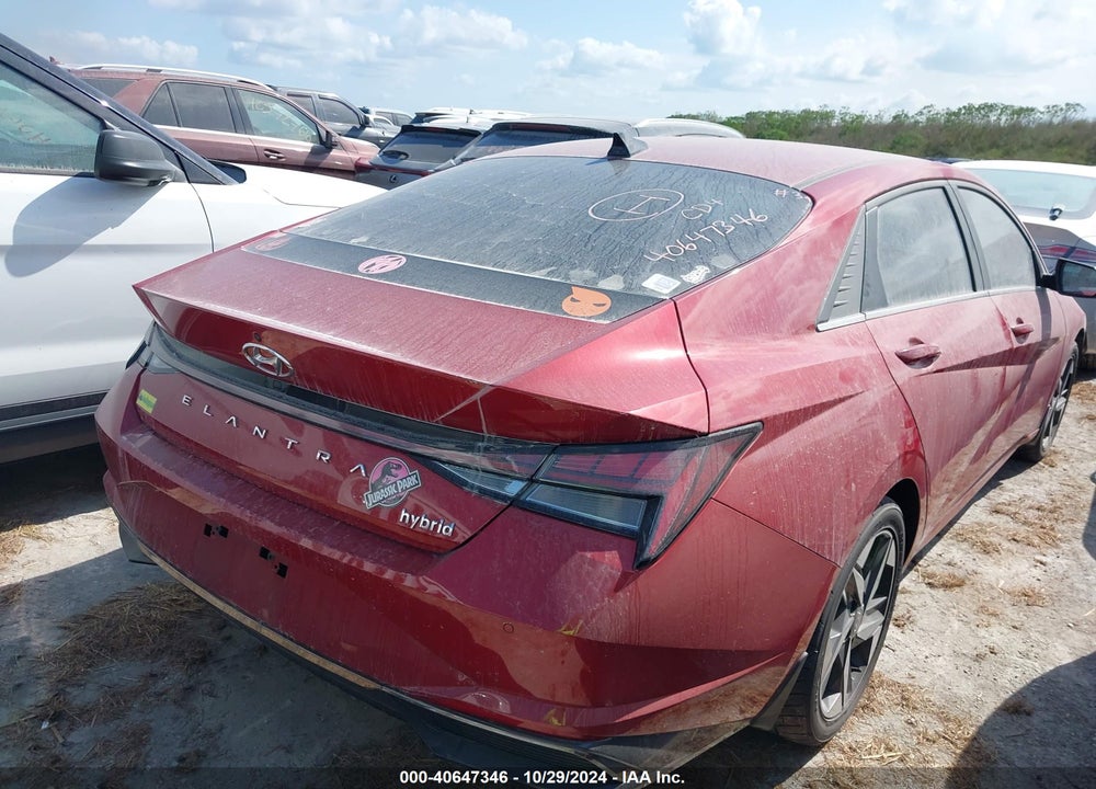 2021 HYUNDAI ELANTRA HYBRID LIMITED VIN: KMHLN4AJ1MU006641