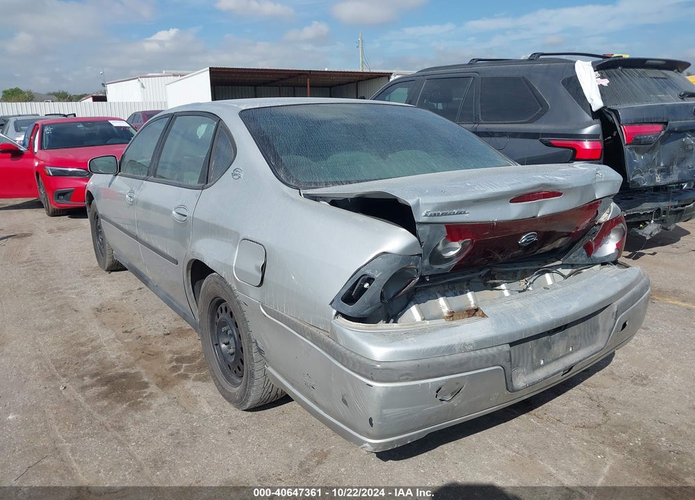 2002 CHEVROLET IMPALA VIN: 2G1WF52E529318762