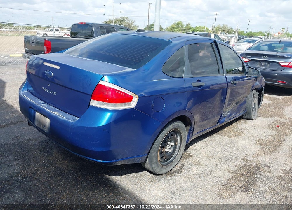 2008 FORD FOCUS S VIN: 1FAHP34N98W196198