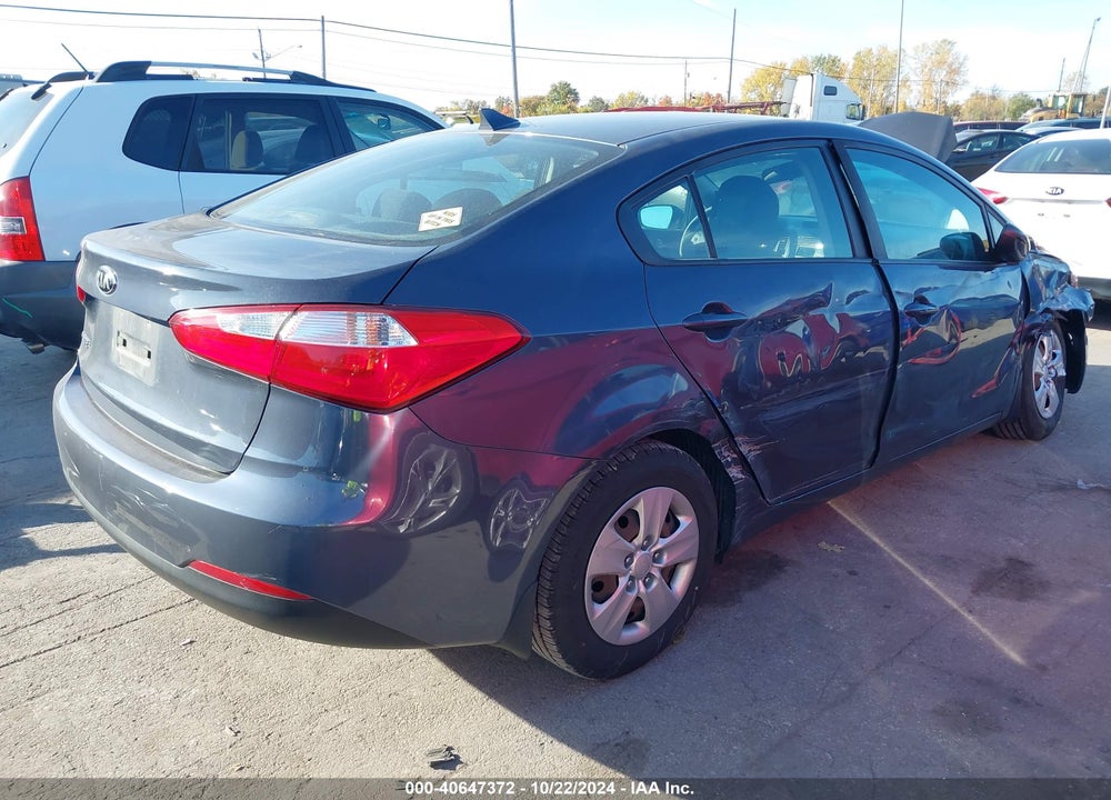 2016 KIA FORTE LX VIN: KNAFK4A61G5615570
