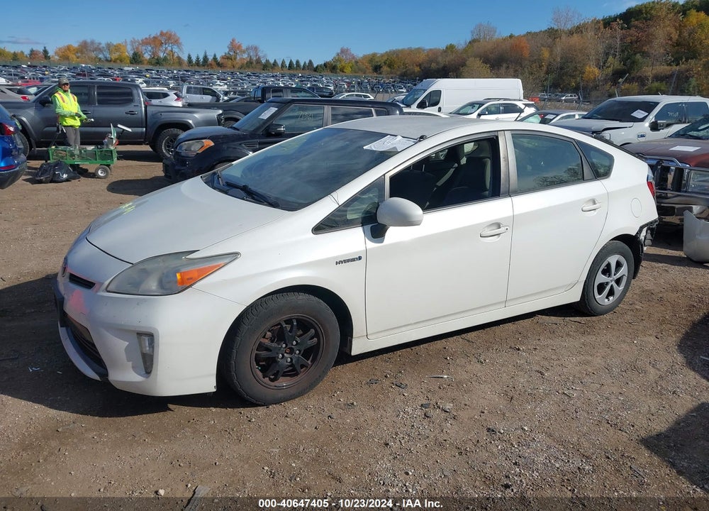 2012 TOYOTA PRIUS TWO VIN: JTDKN3DU8C5489456