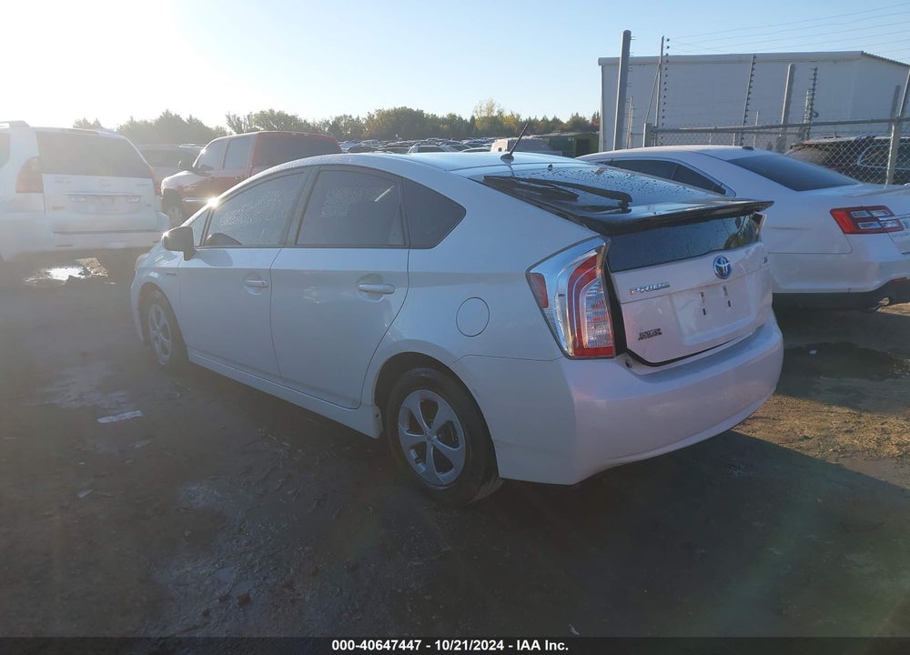 2012 TOYOTA PRIUS TWO VIN: JTDKN3DU2C5452788