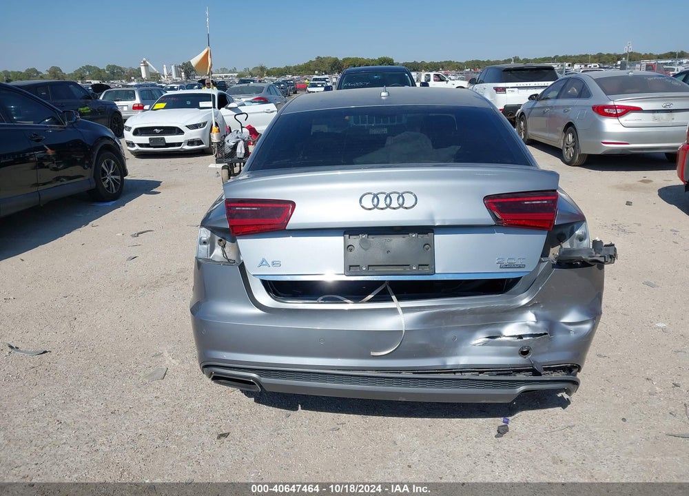 2016 AUDI A6 2.0T PREMIUM PLUS VIN: WAUGFAFC0GN169076