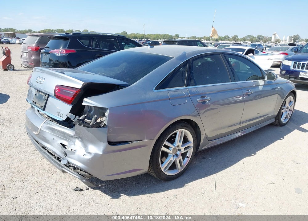 2016 AUDI A6 2.0T PREMIUM PLUS VIN: WAUGFAFC0GN169076