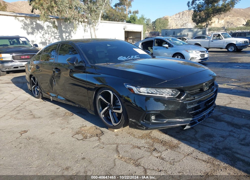 2021 HONDA ACCORD SPORT VIN: 1HGCV1F34MA063769