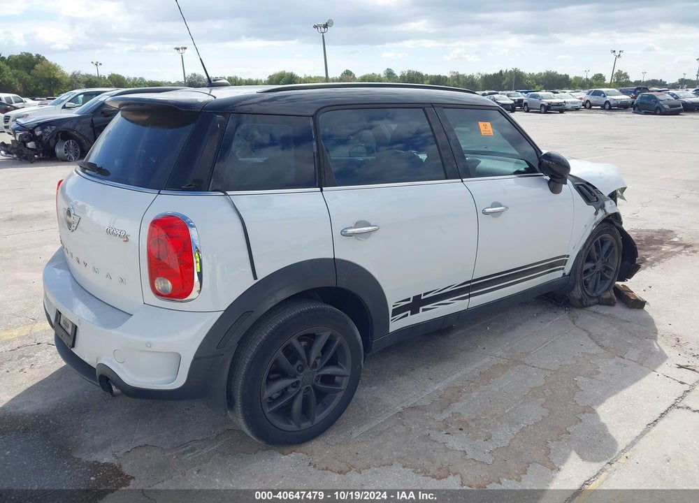 2013 MINI COUNTRYMAN COOPER S VIN: WMWZC3C51DWP22908