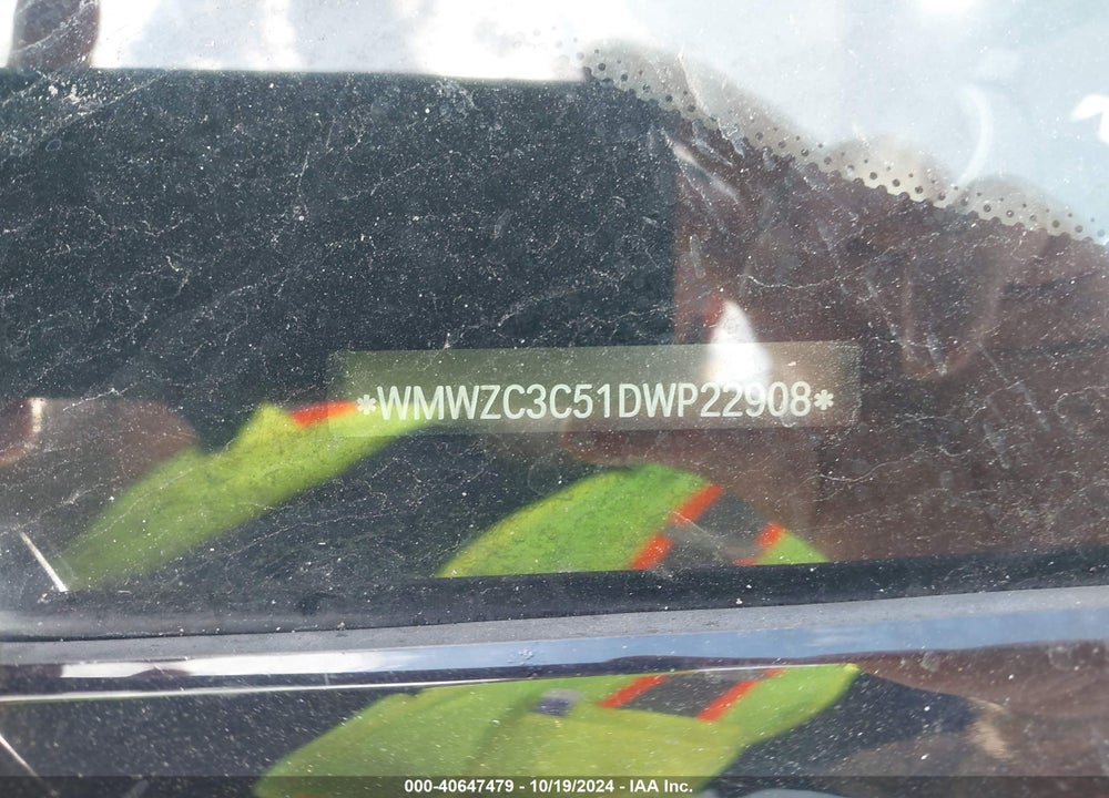 2013 MINI COUNTRYMAN COOPER S VIN: WMWZC3C51DWP22908