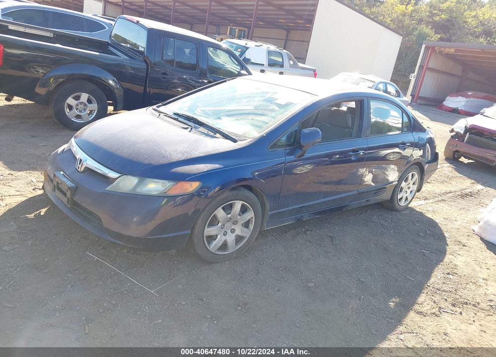 2008 HONDA CIVIC LX VIN: 1HGFA16548L050122