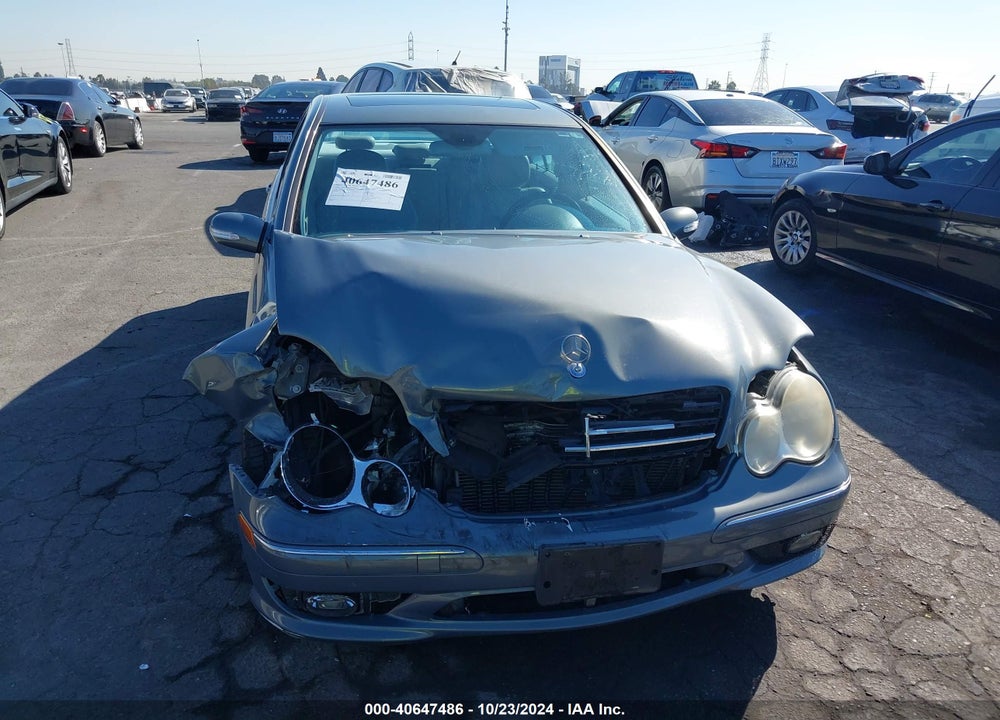 2006 MERCEDES-BENZ C 230 SPORT VIN: WDBRF52H86F829019