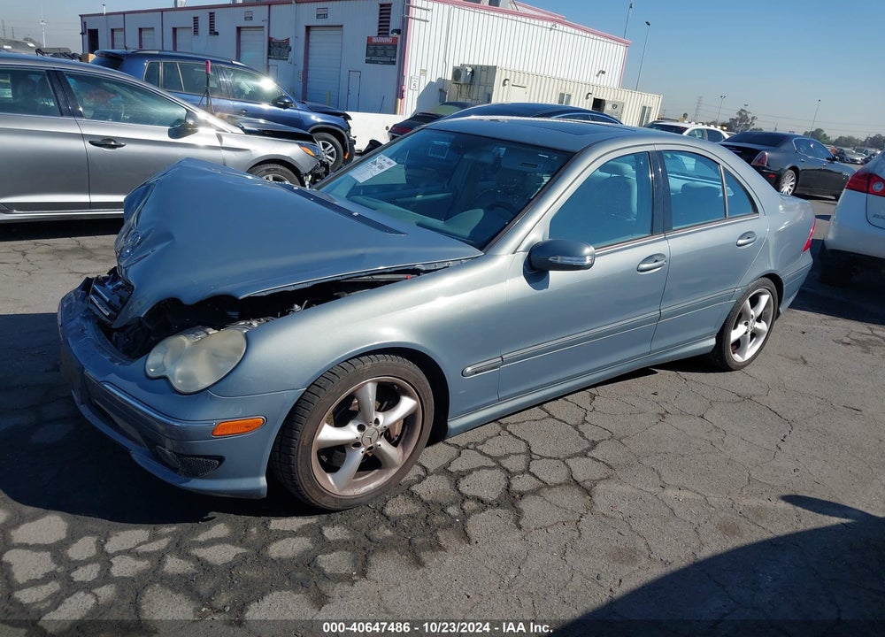 2006 MERCEDES-BENZ C 230 SPORT VIN: WDBRF52H86F829019