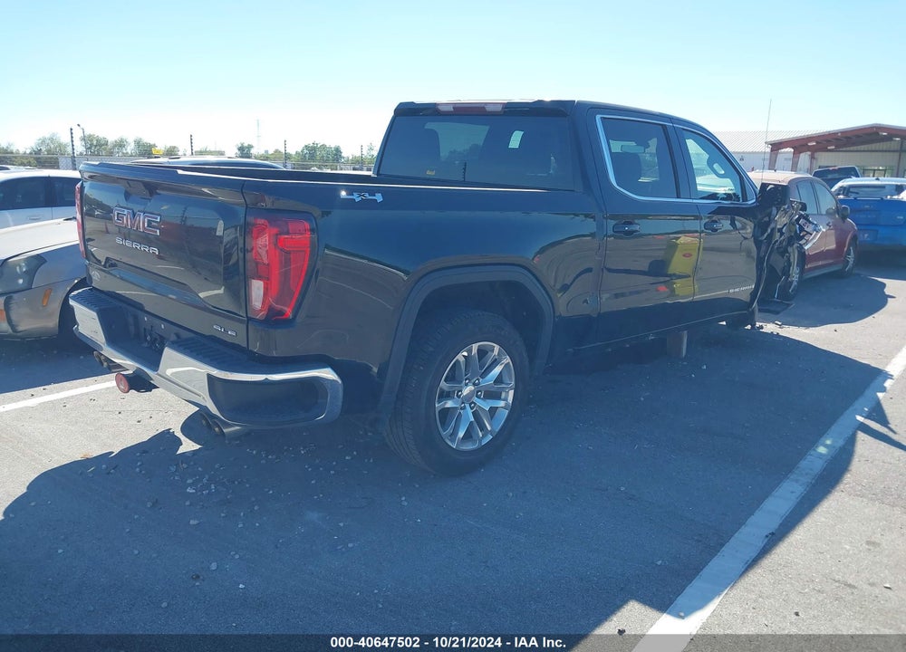 2020 GMC SIERRA 1500 4WD SHORT BOX SLE VIN: 1GTU9BED3LZ149629