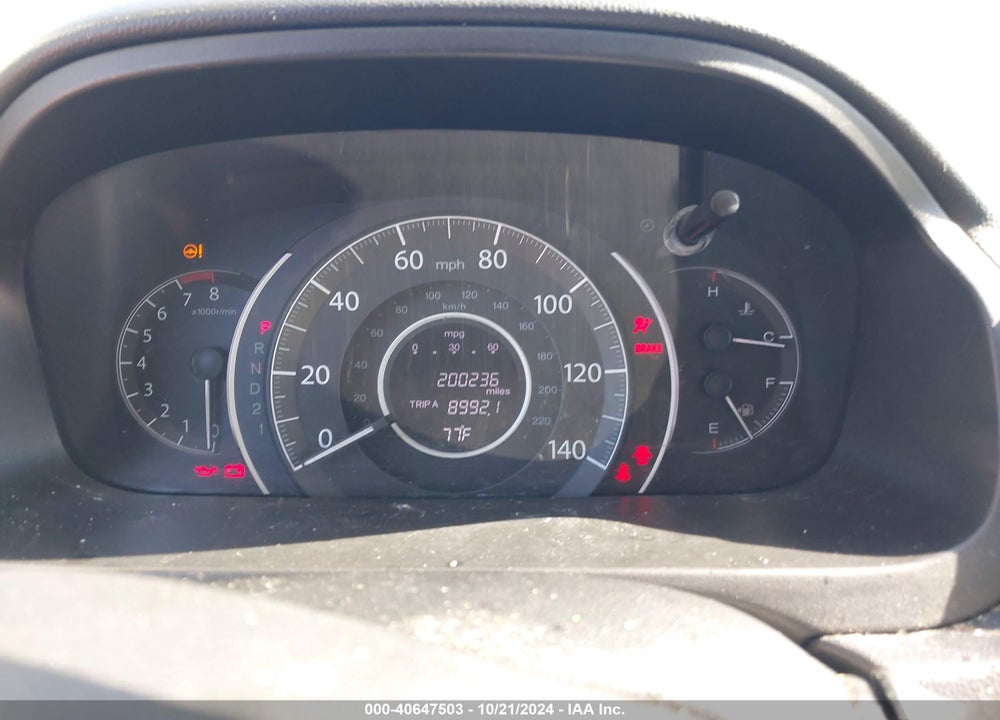 2013 HONDA CR-V LX VIN: 5J6RM3H30DL042419