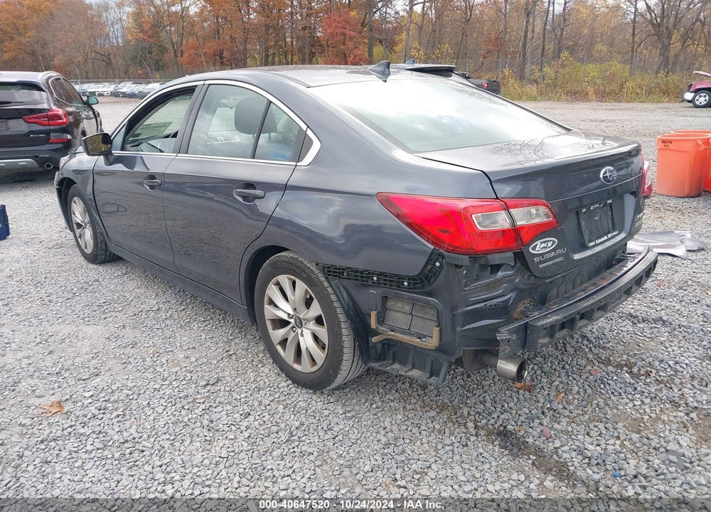 2016 SUBARU LEGACY 2.5I PREMIUM VIN: 4S3BNAC60G3052821