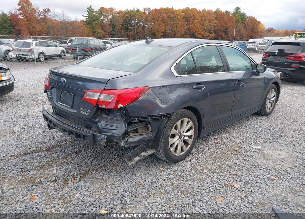 2016 SUBARU LEGACY 2.5I PREMIUM VIN: 4S3BNAC60G3052821