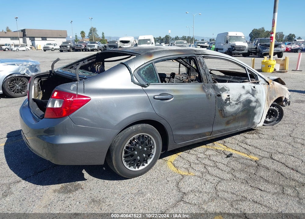 2012 HONDA CIVIC SDN LX VIN: 2HGFB2F50CH611716
