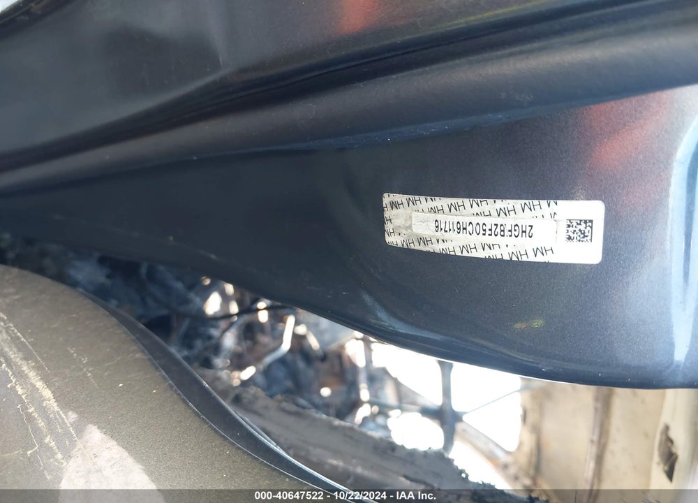 2012 HONDA CIVIC SDN LX VIN: 2HGFB2F50CH611716