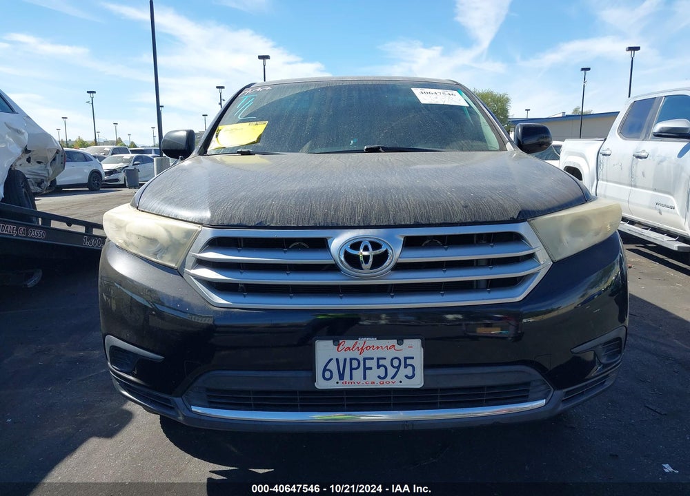 2012 TOYOTA HIGHLANDER VIN: 5TDZA3EH6CS024566