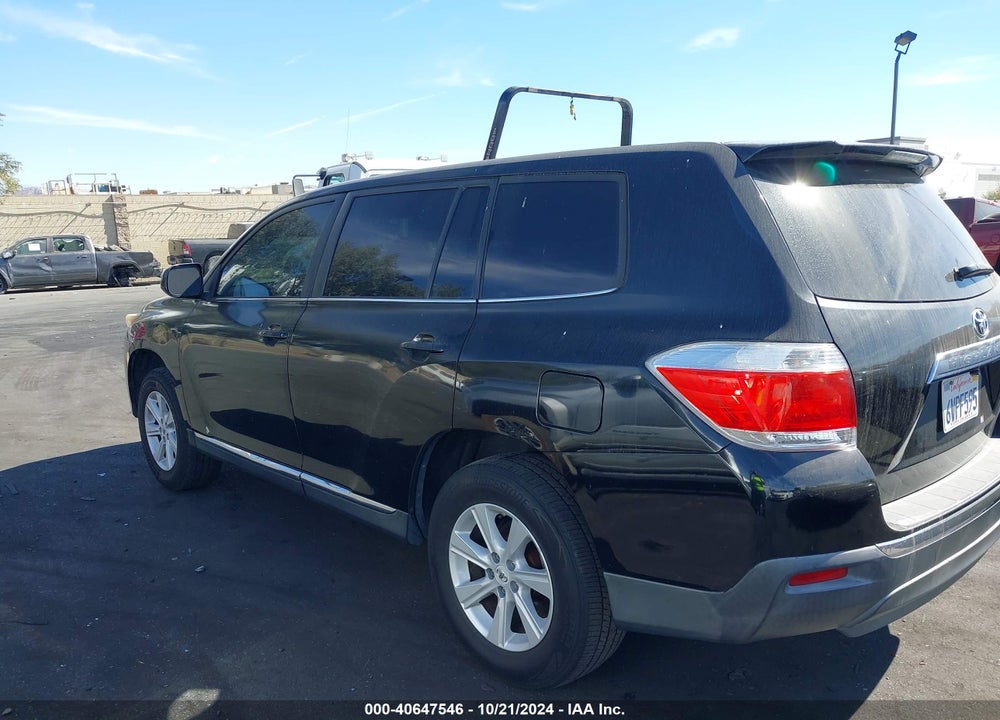 2012 TOYOTA HIGHLANDER VIN: 5TDZA3EH6CS024566