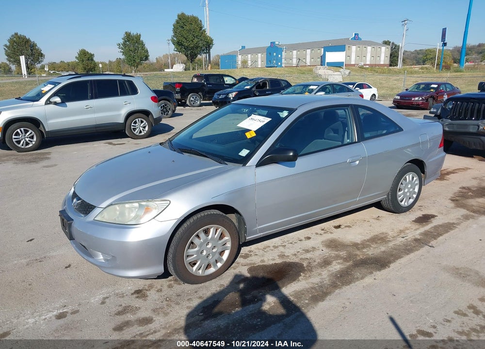 2005 HONDA CIVIC LX VIN: 1HGEM22625L075961
