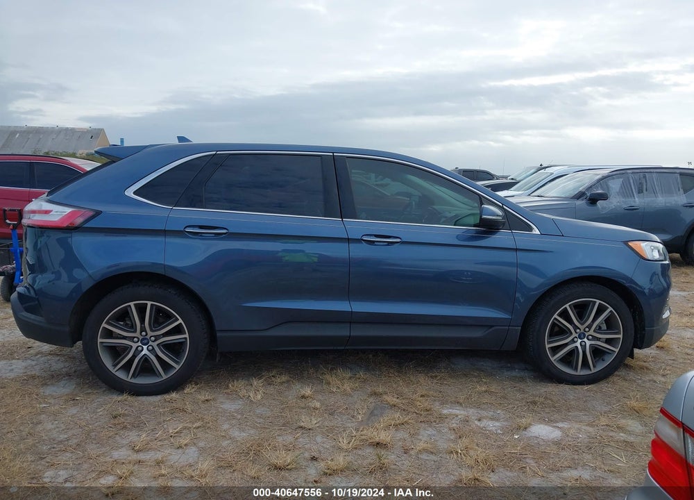 2019 FORD EDGE TITANIUM VIN: 2FMPK4K90KBB32300
