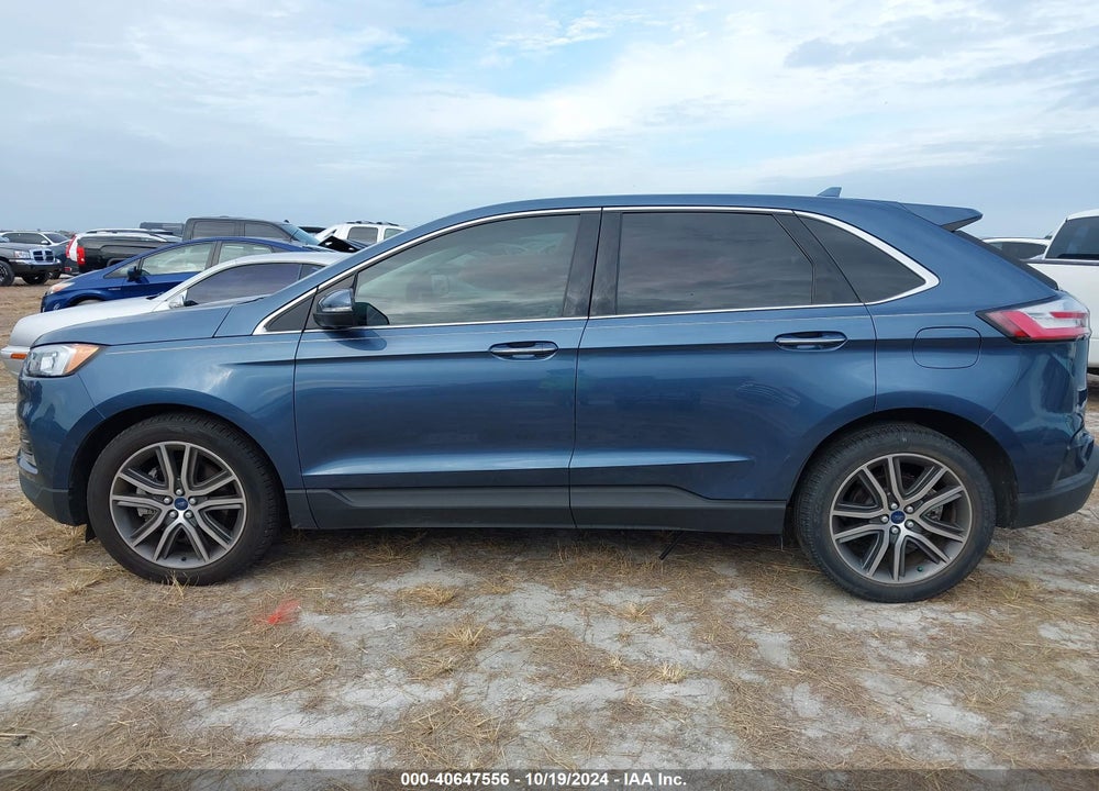 2019 FORD EDGE TITANIUM VIN: 2FMPK4K90KBB32300