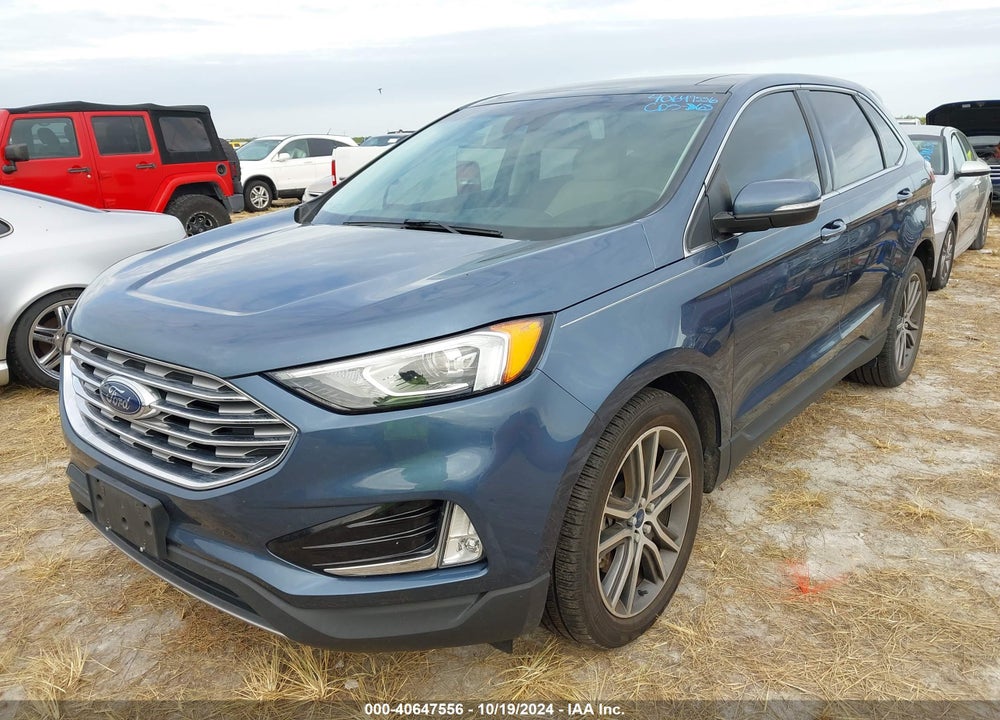 2019 FORD EDGE TITANIUM VIN: 2FMPK4K90KBB32300