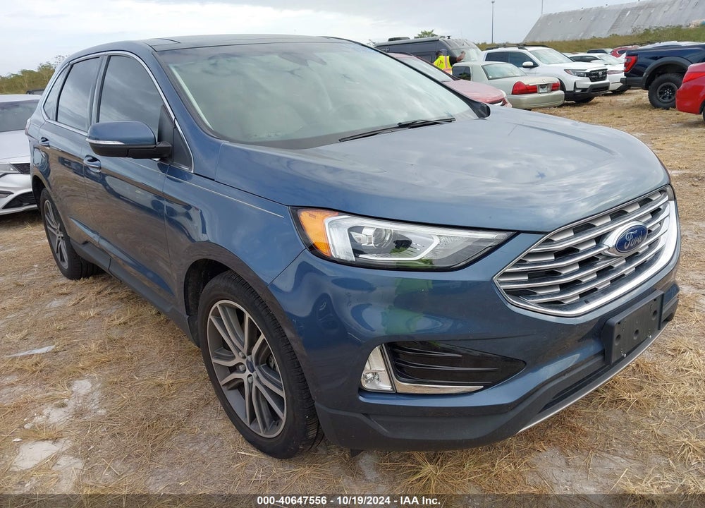 2019 FORD EDGE TITANIUM VIN: 2FMPK4K90KBB32300