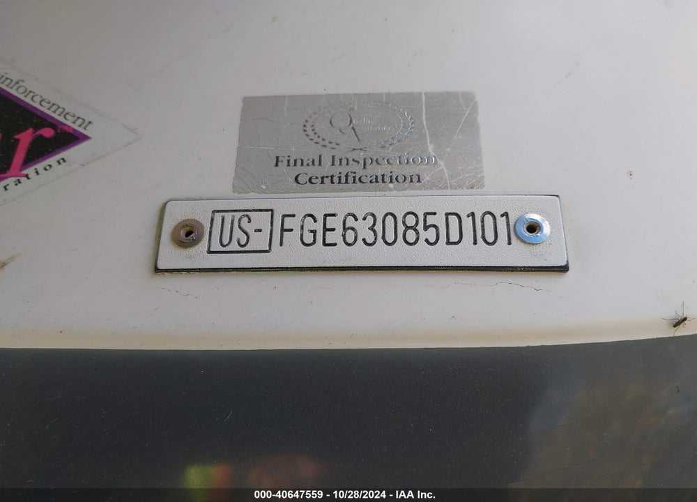 2001 COBALT OTHER VIN: FGE63085D101
