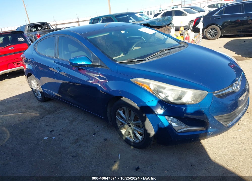 2014 HYUNDAI ELANTRA SE VIN: KMHDH4AE6EU032703