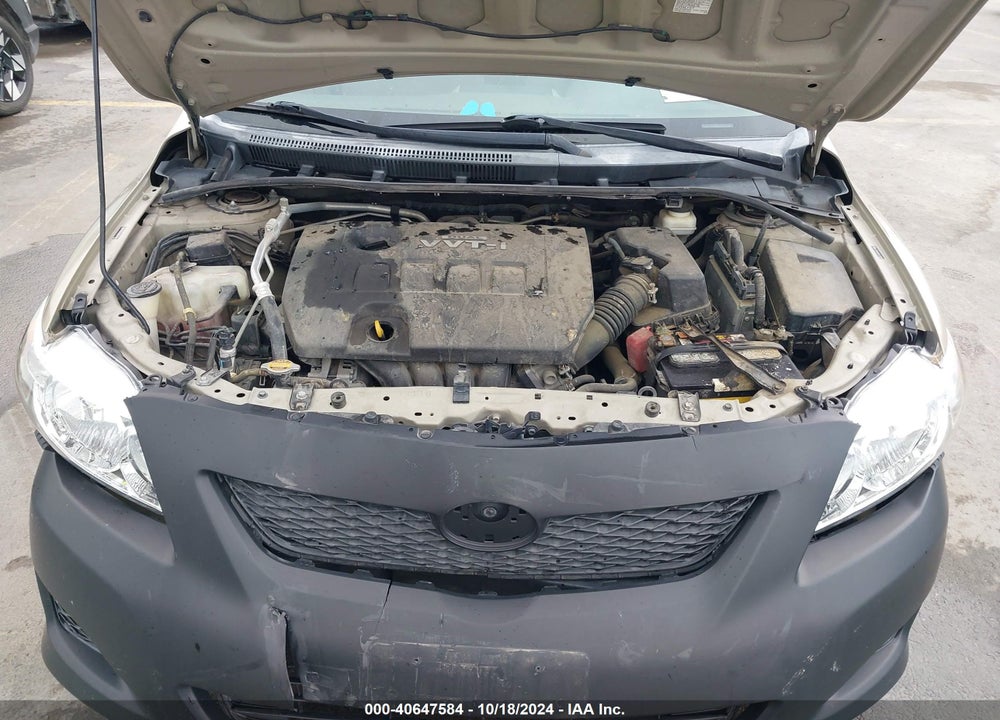 2009 TOYOTA COROLLA LE VIN: 2T1BU40E89C118896