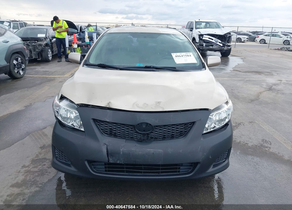 2009 TOYOTA COROLLA LE VIN: 2T1BU40E89C118896