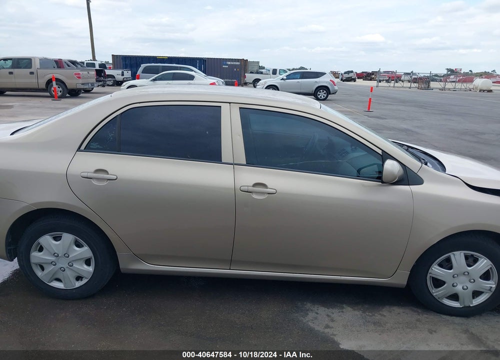 2009 TOYOTA COROLLA LE VIN: 2T1BU40E89C118896