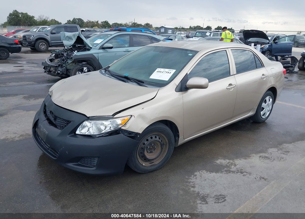 2009 TOYOTA COROLLA LE VIN: 2T1BU40E89C118896