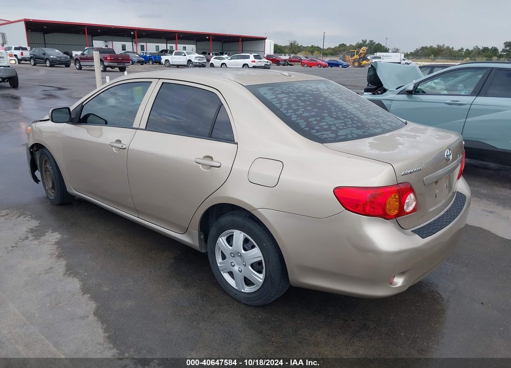 2009 TOYOTA COROLLA LE VIN: 2T1BU40E89C118896