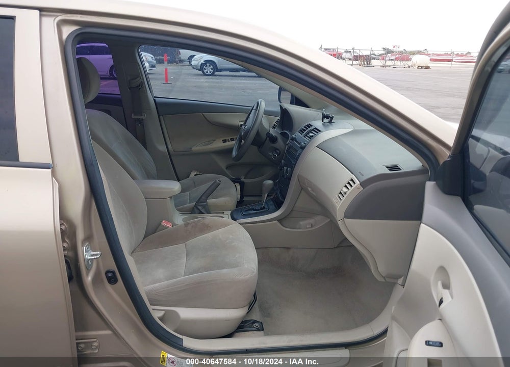 2009 TOYOTA COROLLA LE VIN: 2T1BU40E89C118896
