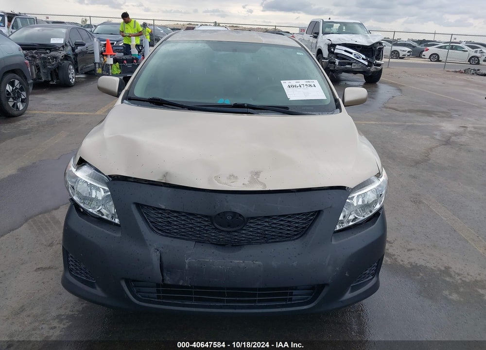 2009 TOYOTA COROLLA LE VIN: 2T1BU40E89C118896