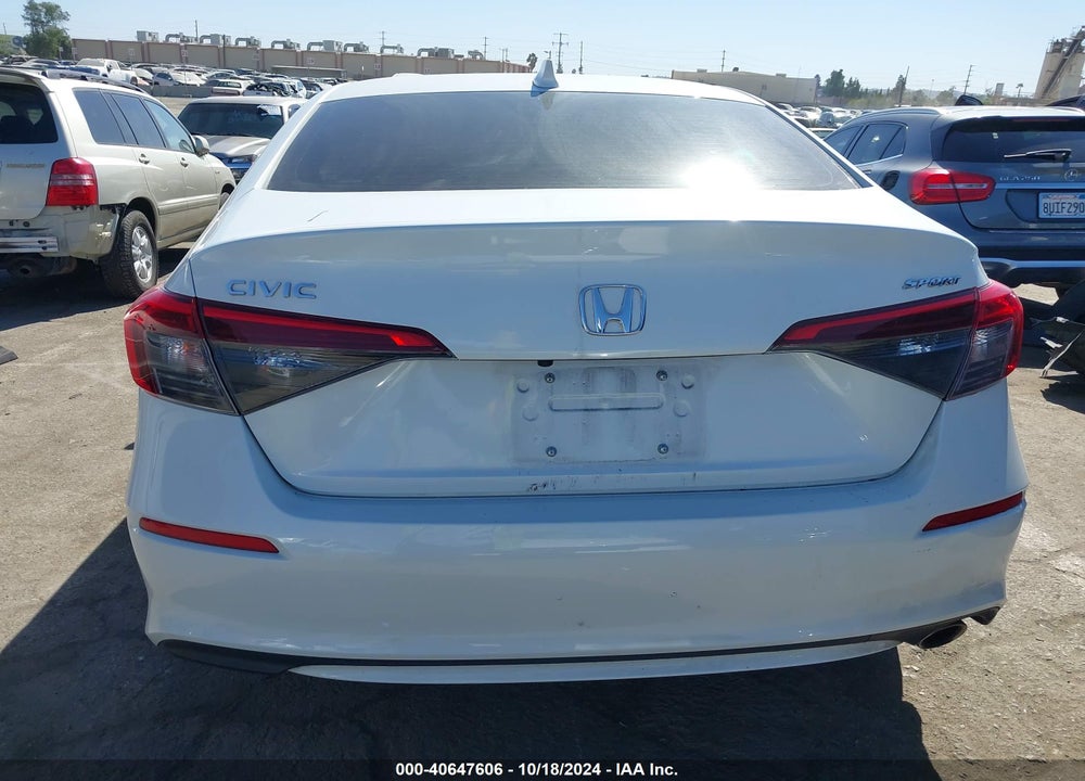 2022 HONDA CIVIC SPORT VIN: 2HGFE2F56NH556604