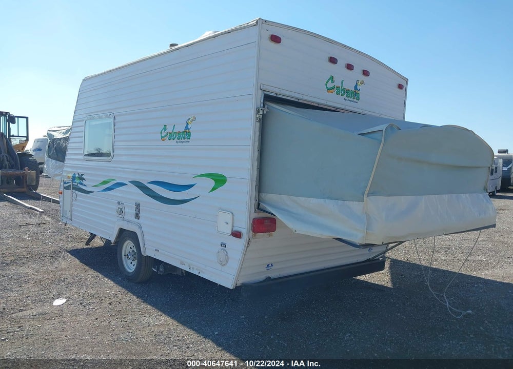 1999 KEYSTONE CABANA 1700 VIN: 4YDT17011X3008349