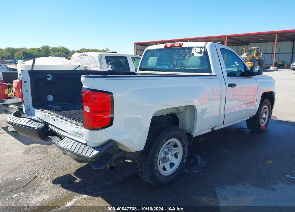2016 CHEVROLET SILVERADO 1500 WT VIN: 1GCNCNEH6GZ207734