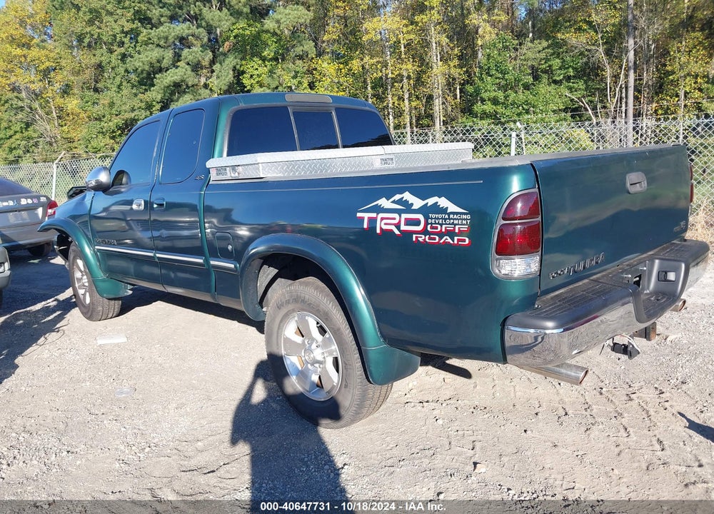 2002 TOYOTA TUNDRA SR5 V8 VIN: 5TBRT34112S271886