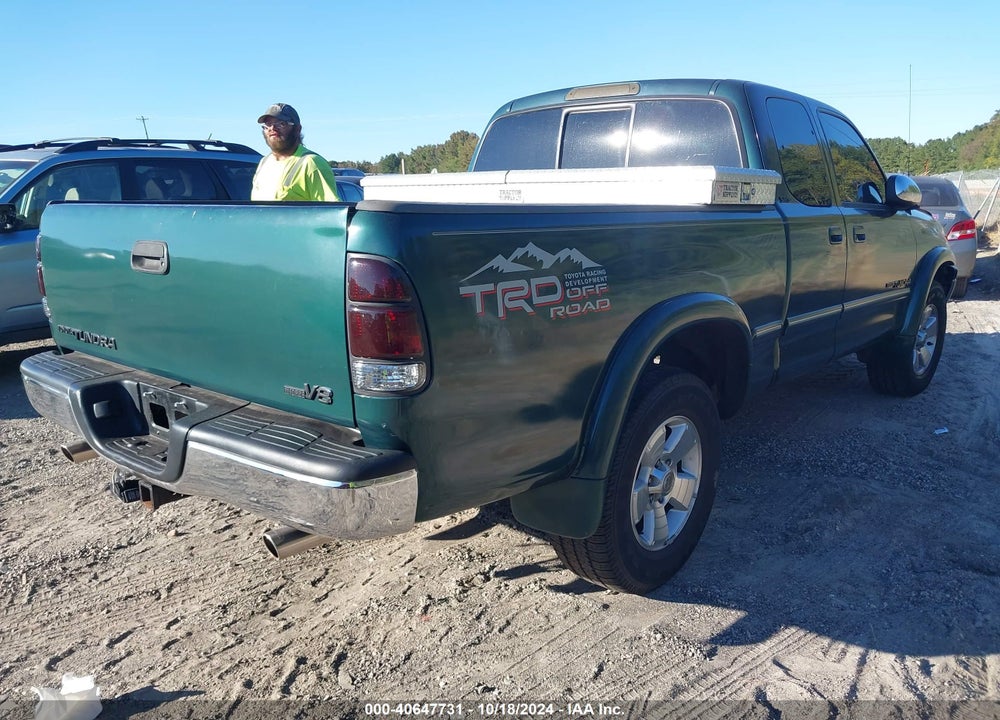 2002 TOYOTA TUNDRA SR5 V8 VIN: 5TBRT34112S271886