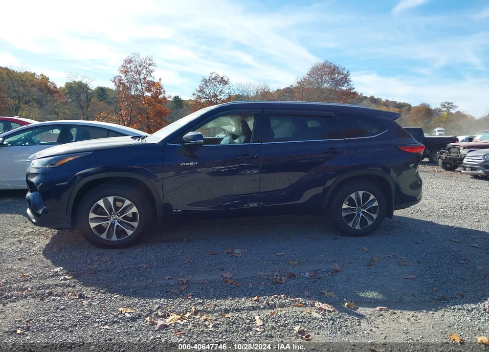 2021 TOYOTA HIGHLANDER HYBRID XLE VIN: 5TDGBRCH5MS048675