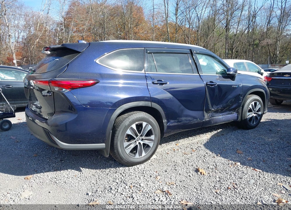 2021 TOYOTA HIGHLANDER HYBRID XLE VIN: 5TDGBRCH5MS048675