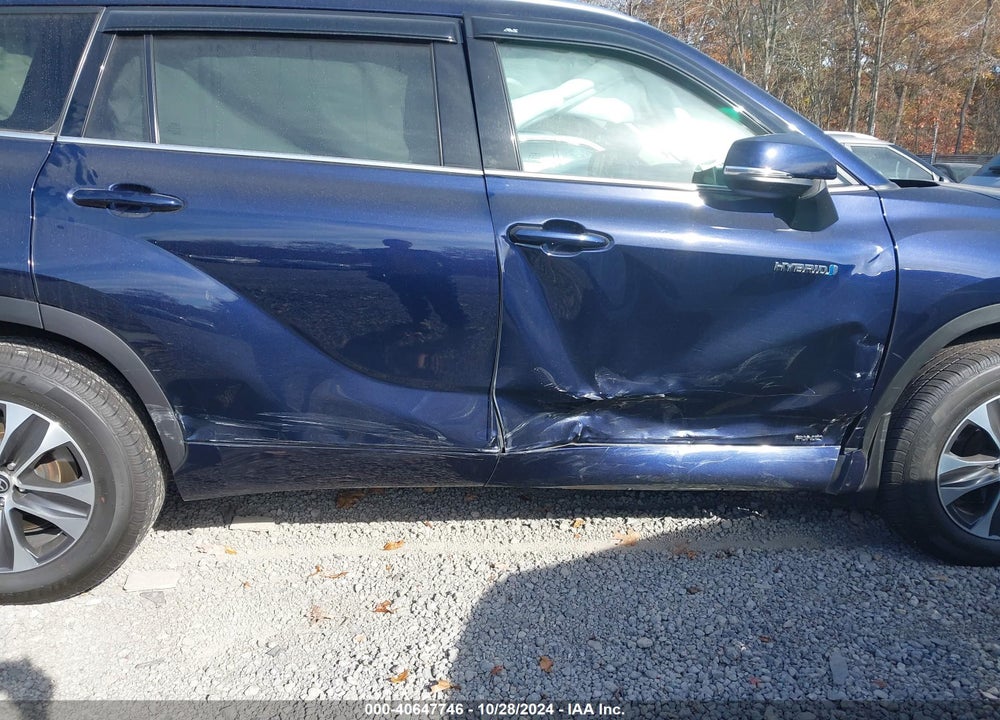 2021 TOYOTA HIGHLANDER HYBRID XLE VIN: 5TDGBRCH5MS048675