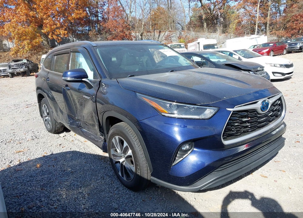 2021 TOYOTA HIGHLANDER HYBRID XLE VIN: 5TDGBRCH5MS048675