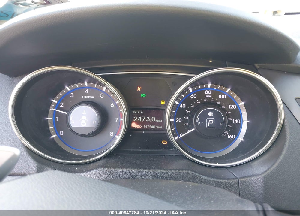 2012 HYUNDAI SONATA SE VIN: 5NPEC4AC4CH332155